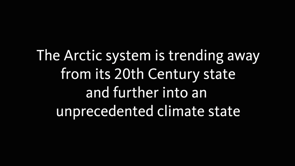 Key indicators of arctic climate change