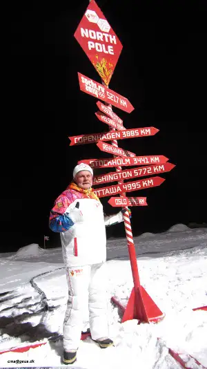 Christian Marcussen at the North Pole